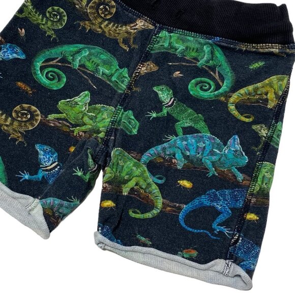 Nathalie Lété x H&M Shorts with Printed Design Black/chameleons - Picture 4 of 5